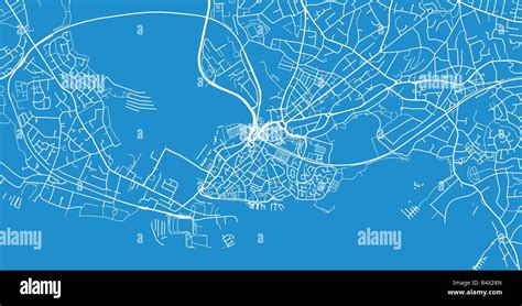 Urban vector city map of Poole, England Stock Vector Image & Art - Alamy