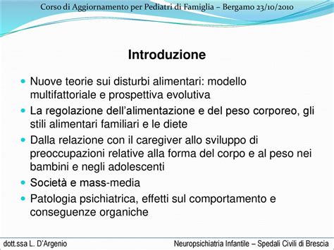 I Disturbi Del Comportamento Alimentare In Eta Pediatrica Ppt Scaricare