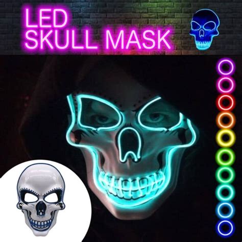 LED Skull Mask - Dzordz Shop