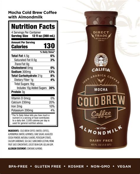 Califia Cold Brew Mocha L Market Online Pickup On Farm Or Have