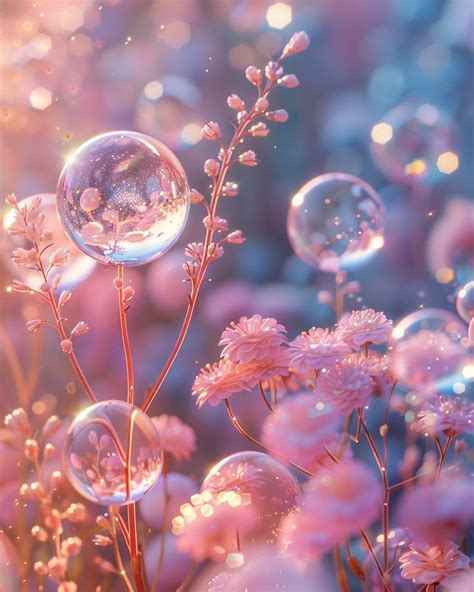 Morning Dew On Pink Flowers Aesthetic In 2024 Dew Drop Photography Ethereal Art Aesthetic