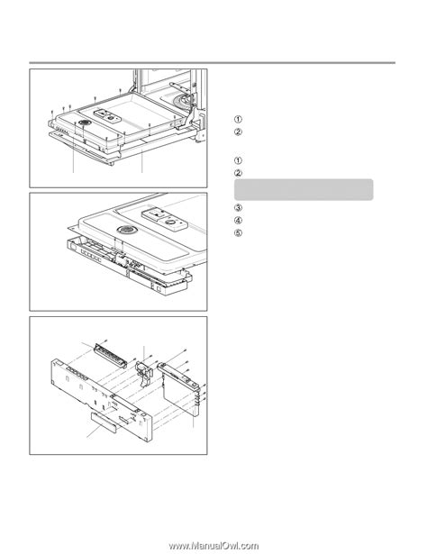 Door Assembly, LDF 6810/7811/7810 Series | LG LDS5811ST | Service ...