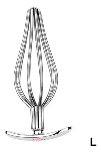 Masaje De Próstata Con Tapón Anal De Metal Hueco De Acero In Meses