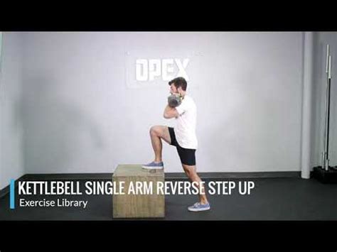 Kettlebell Single Arm Front Rack Step Up Opex Exercise Library Youtube