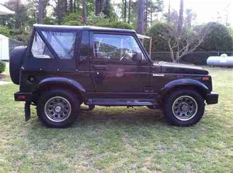 Sell Used 1990 Suzuki Samurai JL Sport Utility 2 Door 1 3L In