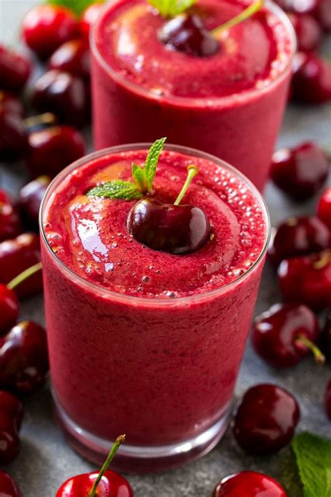 10 Delicious Cherry Smoothies Cupcakes And Kale Chips