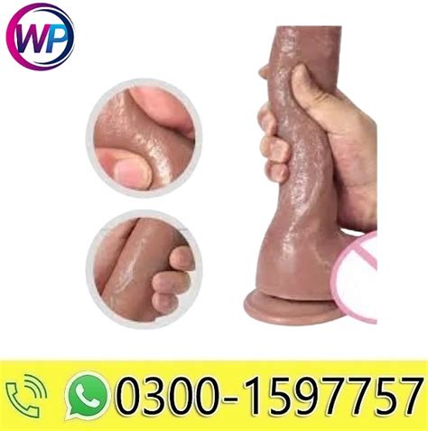 Inch Dildo Clear Liquid Silicone Soft Realistic In Pakistan
