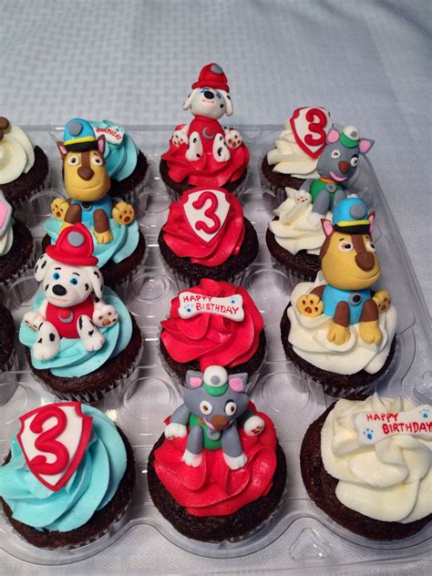 Paw Patrol Cupcake Toppers Cupcakes Paw Patrol Paw Patrol Sky Cake