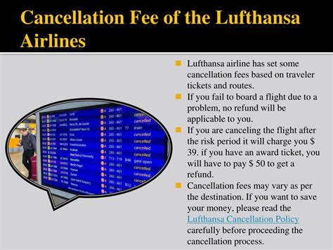 Ppt Facts About Lufthansa Airlines And Its Cancellation Policy