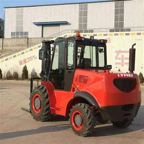 Ltmg Ton All Rough Terrain Four Wheel Drive Forklift All Rough