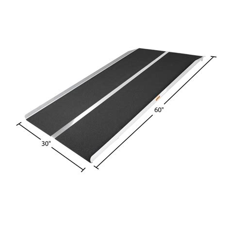 5 L X 30 W Silver Spring Aluminum Solid Threshold Ramp 800 Lbs