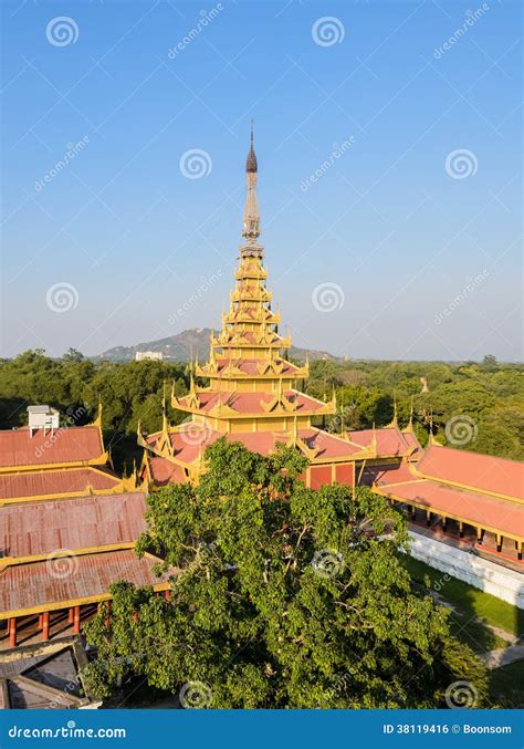 Mandalay Royal Palace Myanmar Foto De Archivo Imagen De Cultura