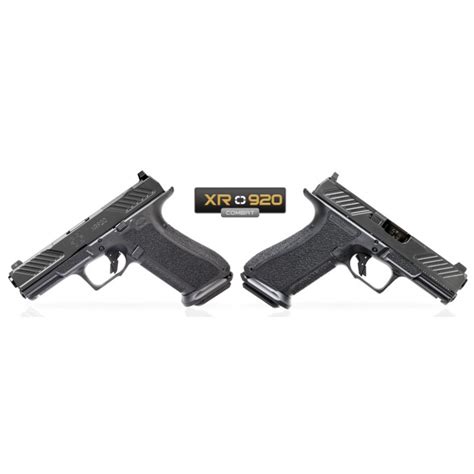 Shadow System XR920 9mm Blk Frame Combat Slide OR Blk Spiral Barrel Blk