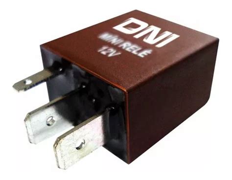 Mini Rele Auxiliar 12v 30a Dni0123 Fiat Ford Gm Vw