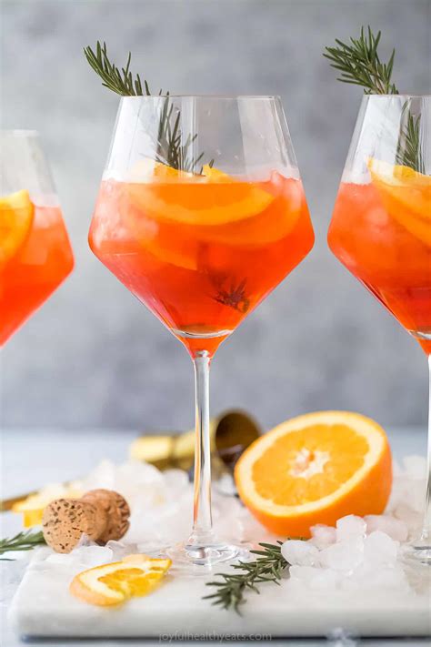 Holiday Aperol Spritz | Joyful Healthy Eats