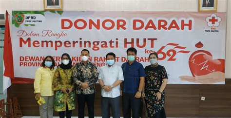 Hut Ke Dprd Kalteng Gelar Donor Darah Kalteng Ekspres