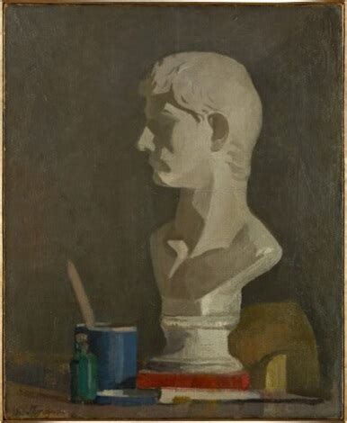 Natura Morta Con Il Busto Di Gesso Still Life With Gesso Bust By