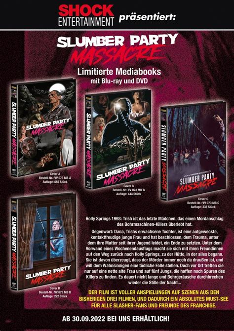 Slumber Party Massacre 2021 In 4 Limitierten Mediabookvarianten