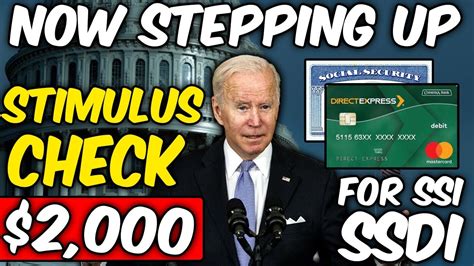 BIDEN STEPPING UP NEW 2000 STIMULUS CHECKS FOR ALL LOW INCOME