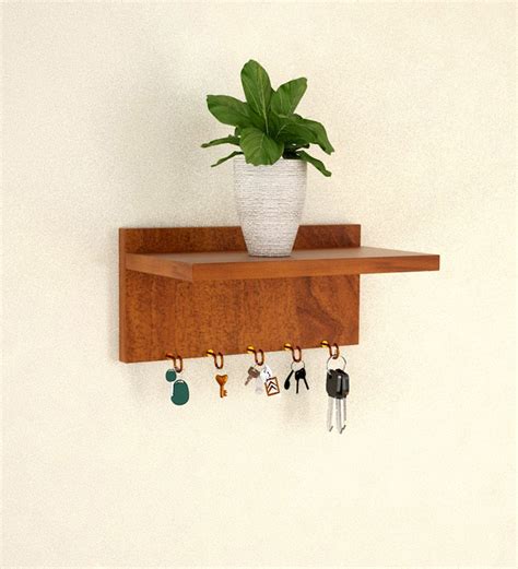 Buy Engineered Wood Wall Shelf In Melamine Finish Online Modern Wall