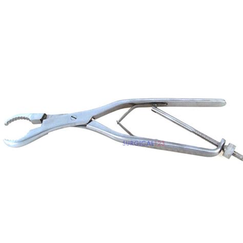 Ulrich Bone Holding Forceps Angled Jaws With Set Screw