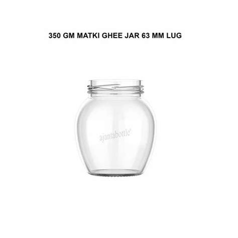 Gm Mataki Ghee Glass Jar Mm Lug For Pickel Storage At Rs