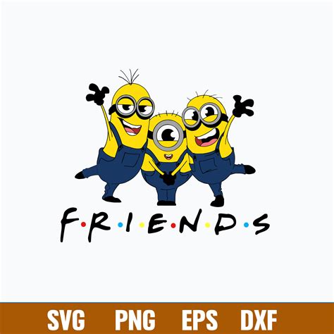 Minion Friends Svg, Minion Svg, Png Dxf Eps File - Inspire Uplift