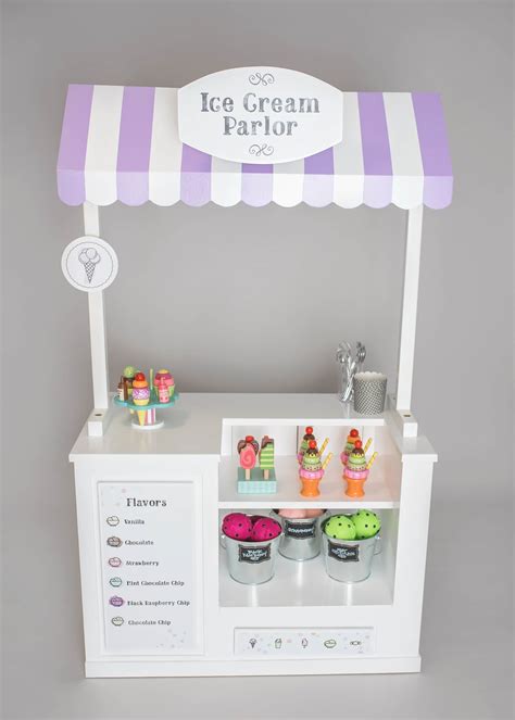 ICE CREAM PARLOR PLAY STAND | INTERCHANGEABLE THEMES - Styled By Mama