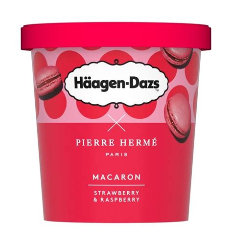 Haagen Dazs Macaron Straw Rasp 420ml