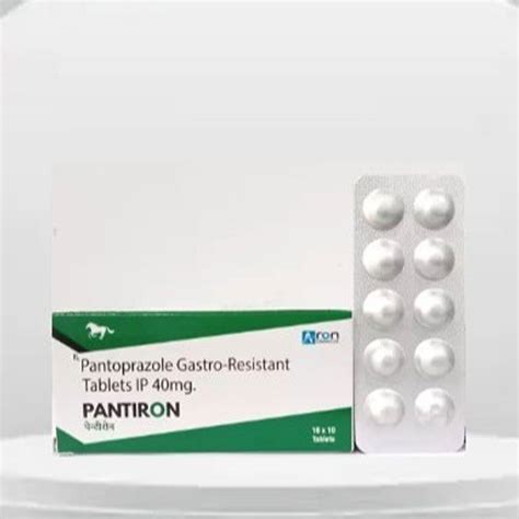 Pantiron Pantoprazole Gastro Resistant Tablet 40 Mg At Rs 578 Box In