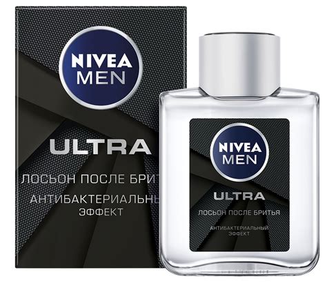 Nivea Лосьон после бритья Ultra, Антибактериальный эффект, 100 мл ...