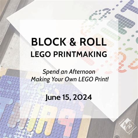 Block And Roll Lego Printmaking