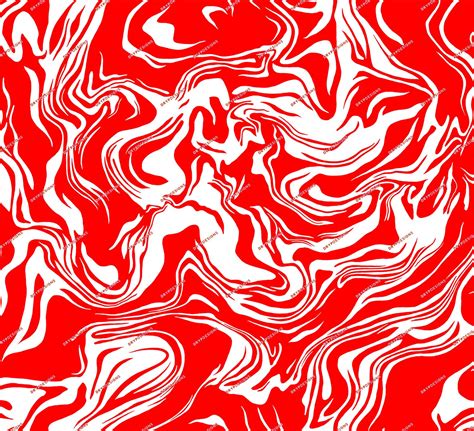 Red And White Abstract Png