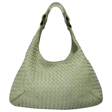 Bottega Veneta Intrecciato New Ball Hobo Bag In Ecru Nappa Leather