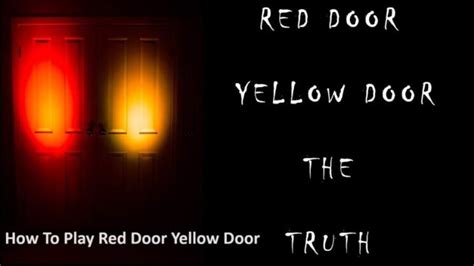 Red Door Yellow Door Exploring The Mysterious Game Apzo Media