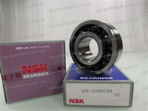 Подшипник B25-163ZNXC3 NSK 25*60*19 Купить Цена 1077 в Украине
