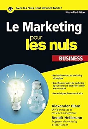 Amazon Le Marketing Poche Pour Les Nuls Business French Edition