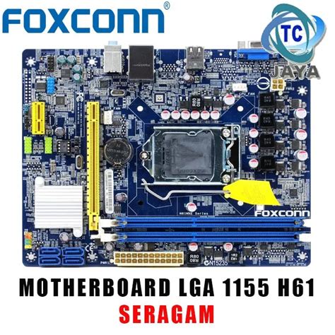 Mainboard Intel LGA 1155 H61 Onboard Foxconn Lazada Indonesia