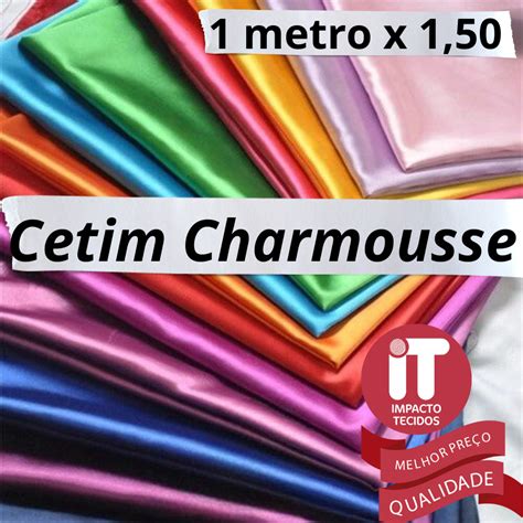 M X M Barato Aqui Tecido Cetim Charmousse Shopee Brasil