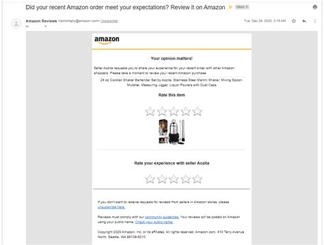 How The Amazon Request A Review Button Works