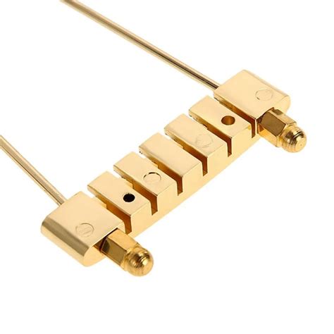 6 String Guitar Trapeze Tailpiece Bridge Adjustable Metal Bridge