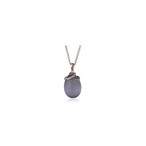 Tsars Collection COLLANA IN ARGENTO VIOLA