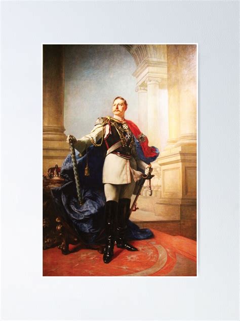 Kaiser Wilhelm Ii State Portrait Max Koner 1890 Poster By Mapeti