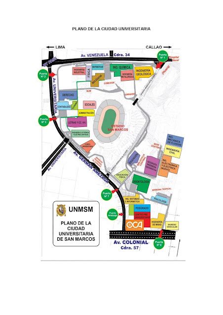 LaPreSM: Mapa de la ciudad universitaria