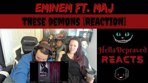 This Album Keeps Getting Better Eminem Ft Maj These Demons [reaction] Youtube