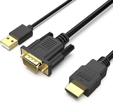 VGA Eingang Zum HDMI Ausgangs Kabel BENFEI 1 8M VGA Von Computer