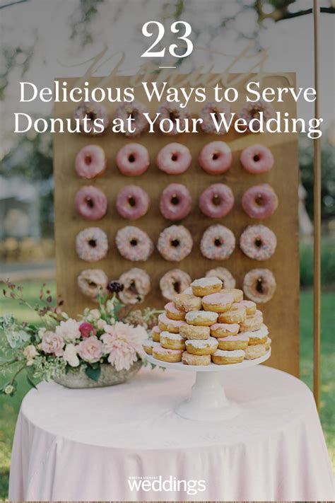 Delicious Ways To Serve Donuts At Your Wedding