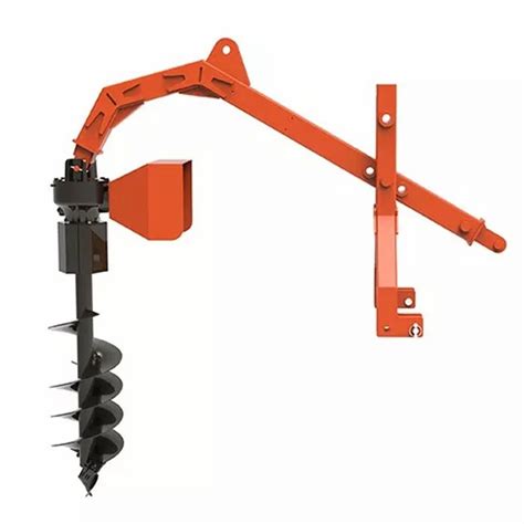 Iron Post Hole Digger 18 Tractor Attachment For Agriculture