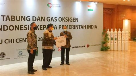 Indonesia Kembali Kirim Bantuan Tabung Oksigen Ke India PUSTAKALEWI NEWS