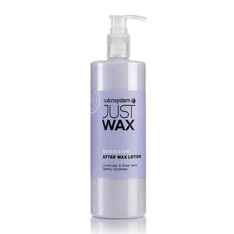 Shop Just Wax Sensitive After Wax Lotion 500ml Salons Direct